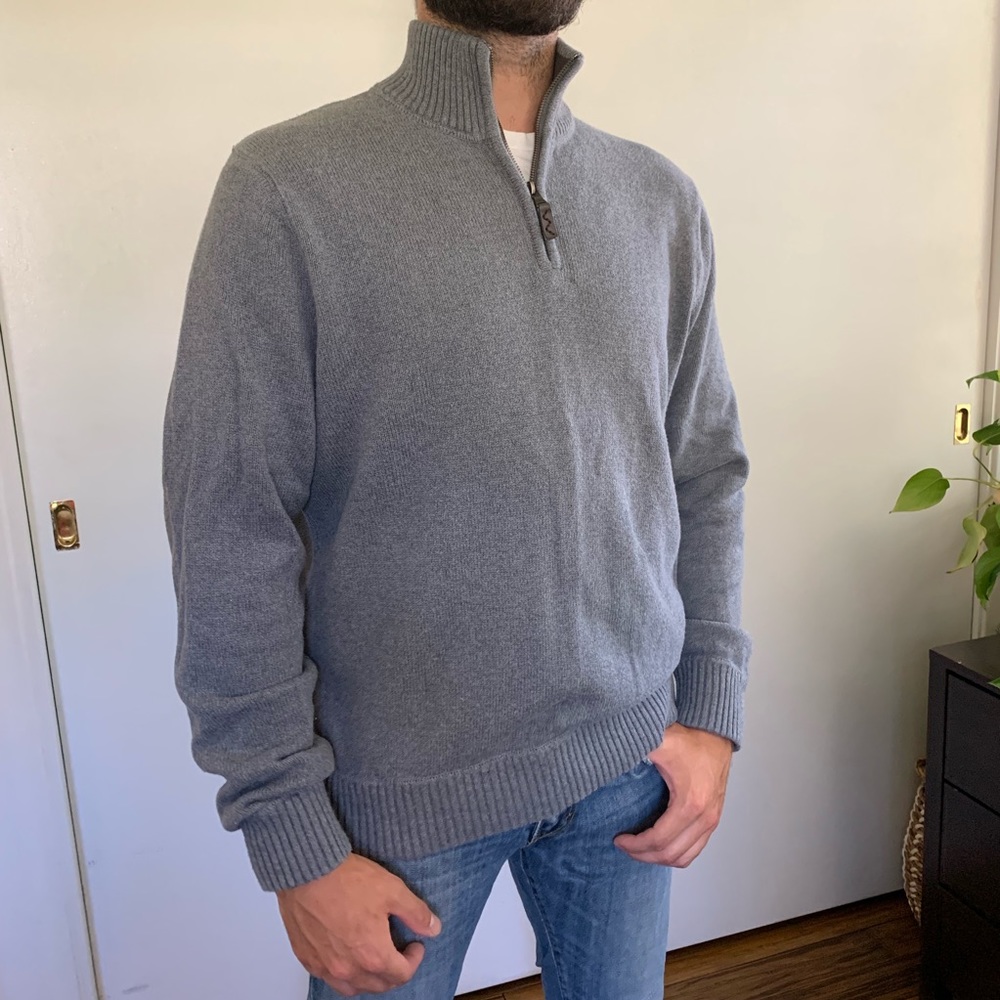 Eddie Bauer 1/4 ZIP Sweater Men’s Medium